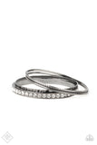 Paparazzi Fearless Shimmer - Black Bracelet