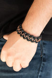 Paparazzi WEAVE It At That - Black Urban Bracelet - The Jewelry Box Collection 
