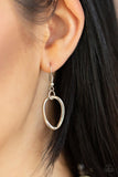 Paparazzi  The Challenger - Silver Necklace and Matching Earrings - The Jewelry Box Collection 