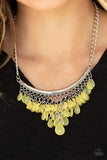 Paparazzi Rio Rainfall - Yellow Necklace - The Jewelry Box Collection 