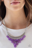 Paparazzi Rio Rainfall - Purple necklace - The Jewelry Box Collection 