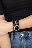 Paparazzi Top Tier Twinkle - Black Pearl Bracelet - The Jewelry Box Collection 