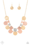 Paparazzi Stop and Reflect - Mutli Necklace and Matching Earrings