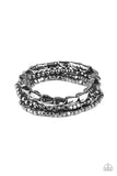 Paparazzi Ancient Heirloom - Black Bracelet - The Jewelry Box Collection 