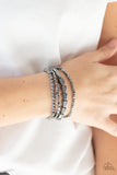 Paparazzi Ancient Heirloom - Black Bracelet - The Jewelry Box Collection 