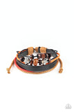 Paparazzi Breaking Ground - Orange Urban  Bracelet - The Jewelry Box Collection 