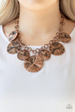 Paparazzi Barely Scratched The Surface - Copper Necklace - The Jewelry Box Collection 