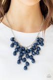Paparazzi Serenely Scattered - Blue Necklace - The Jewelry Box Collection 