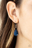 Paparazzi Serenely Scattered - Blue Necklace - The Jewelry Box Collection 