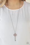 Paparazzi Unlocked - Pink Necklace - The Jewelry Box Collection 