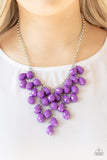 Paparazzi Serenely Scattered Purple Necklace - The Jewelry Box Collection 