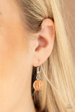 Paparazzi Bubbly Beauty - Orange Necklace - The Jewelry Box Collection 