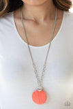 Paparazzi A Top-SHELLer - Orange Necklace - The Jewelry Box Collection 