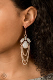 Paparazzi Opalescence Essence Rose Gold Earring
