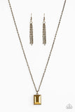 Paparazzi Pro Edge - Brass Necklace - The Jewelry Box Collection 
