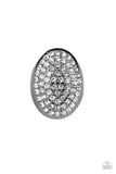 Paparazzi Bling Scene Black Ring - The Jewelry Box Collection 