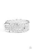 Paparazzi Dizzyingly Demure - Silver Bracelet - The Jewelry Box Collection 
