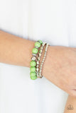 Paparazzi Rural Restoration - Green Bracelet