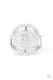 Paparazzi The Seven-FIGURE Itch - White Ring