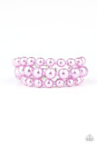 Paparazzi Total PEARL-fection - Purple Bracelet