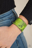 Paparazzi It's a jungle out there Green Urban Bracelet - The Jewelry Box Collection 