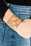 Paparazzi Cork Congo - White Urban Bracelet - The Jewelry Box Collection 