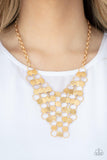 Paparazzi Net Result - Gold Necklace - The Jewelry Box Collection 