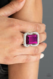 Paparazzi Deluxe Decadence - Pink Ring - The Jewelry Box Collection 
