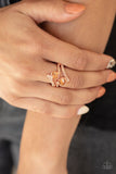 Paparazzi Over The Top Glamour Copper Ring - The Jewelry Box Collection 