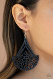 Paparazzi Tiki Sunrise - Black Earring