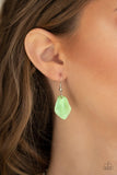 Paparazzi Super Bloom - Green Necklace - The Jewelry Box Collection 
