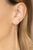 Paparazzi Love Eternally - Gold Infinity Heart Necklace with matching Earrings