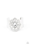 Paparazzi The Fashionmonger - White Bracelet July Life of the Party - The Jewelry Box Collection 