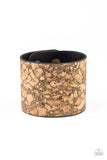 Paparazzi Cork Congo Brass Urban Bracelet - The Jewelry Box Collection 