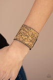 Paparazzi Cork Congo Brass Urban Bracelet - The Jewelry Box Collection 