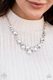 Paparazzi I want it All White Necklace - The Jewelry Box Collection 