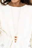 Paparazzi Serene Sheen - Gold Necklace - The Jewelry Box Collection 