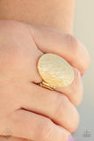 Paparazzi Blazing Brilliance - Gold Ring - The Jewelry Box Collection 