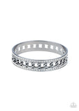 Paparazzi Couture Court - Black Bracelet - The Jewelry Box Collection 