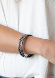 Paparazzi Couture Court - Black Bracelet - The Jewelry Box Collection 