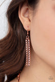 Paparazzi Beat Box Queen - Copper Necklace - The Jewelry Box Collection 