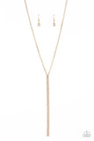 Paparazzi Inner STARLIGHT - Gold Necklace - The Jewelry Box Collection 