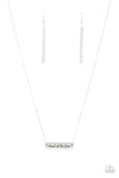 Paparazzi Land Of The Free - Silver Necklace - The Jewelry Box Collection 