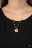 Paparazzi America The Beautiful - Gold Necklace - The Jewelry Box Collection 