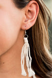 Paparazzi Macrame Mantra - White Necklace Convention 2020 - The Jewelry Box Collection 