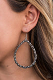 Paparazzi Galaxy Gardens - Silver Earrings - The Jewelry Box Collection 