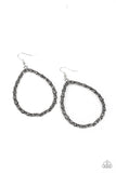 Paparazzi Galaxy Gardens - Silver Earrings - The Jewelry Box Collection 