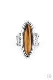 Paparazzi Stone Mystic - Brown Ring Convention 2020 - The Jewelry Box Collection 