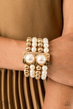Paparazzi WEALTH-Conscious - Gold Bracelet Fashion Fix October 2020 - The Jewelry Box Collection 
