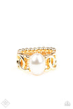 Paparazzi Glamified Glam Gold Ring Fashion Fix Aug 2020 - The Jewelry Box Collection 